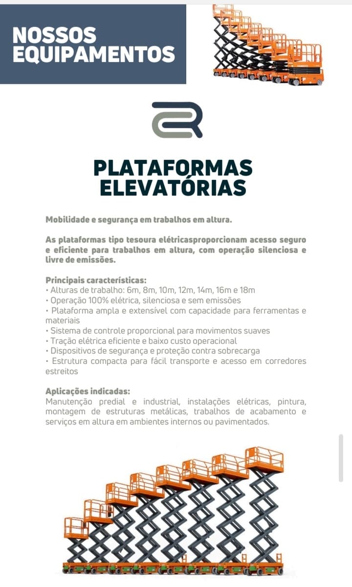 Item Portifólio de Equipamentos