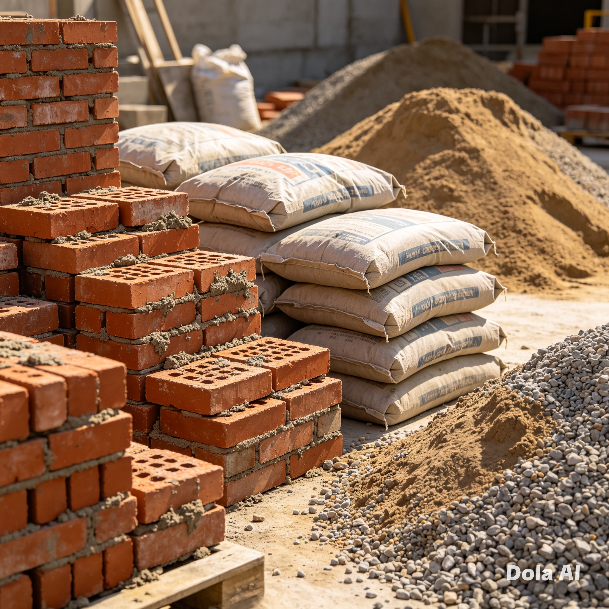 Item Materiais completos para construção civil