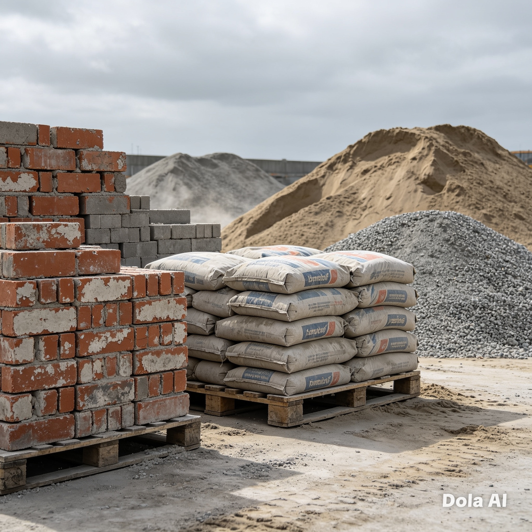 Item Materiais completos para construção civil