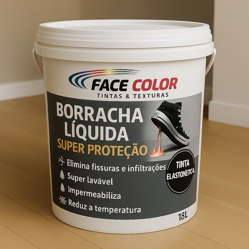 Item Face-Color Borracha Líquida Super Proteção